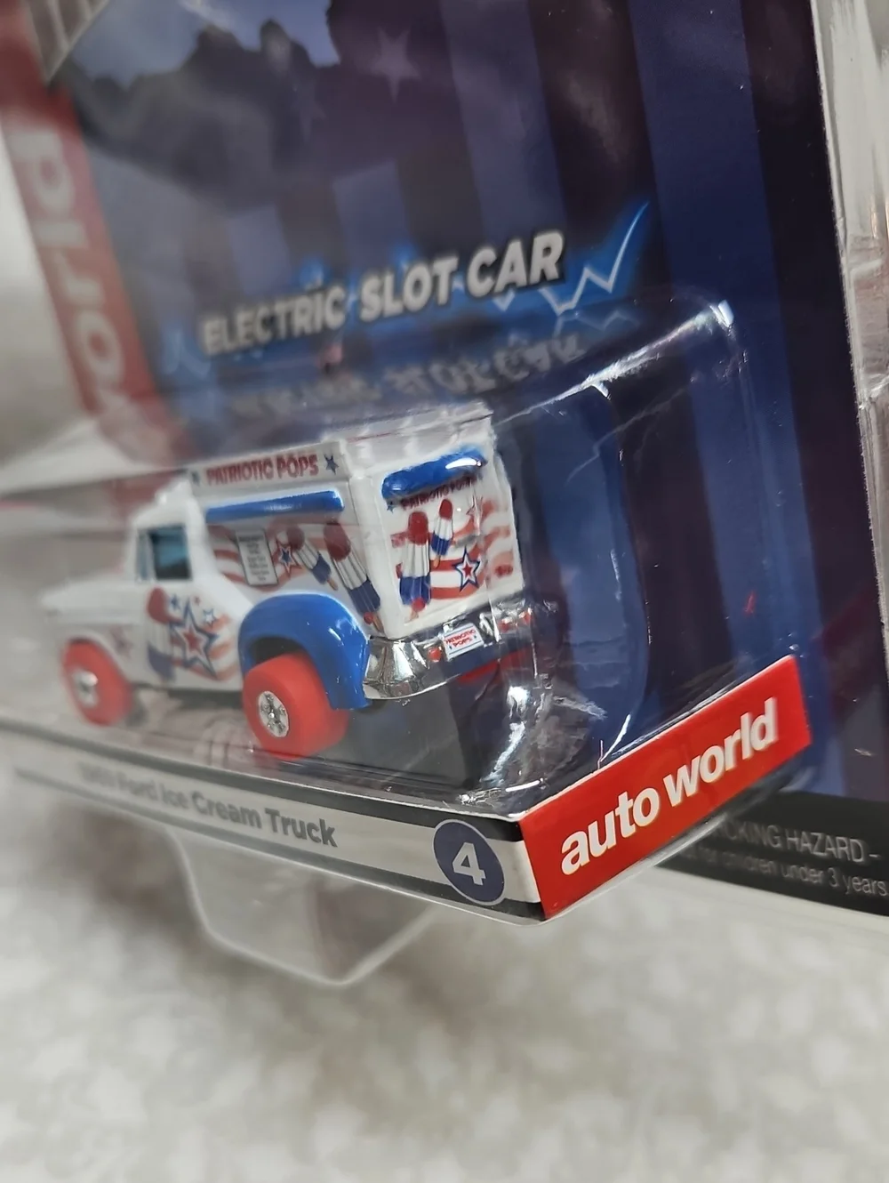 autoworld Thunderjet 1969 ford ice cream truck slot car A & B Across America